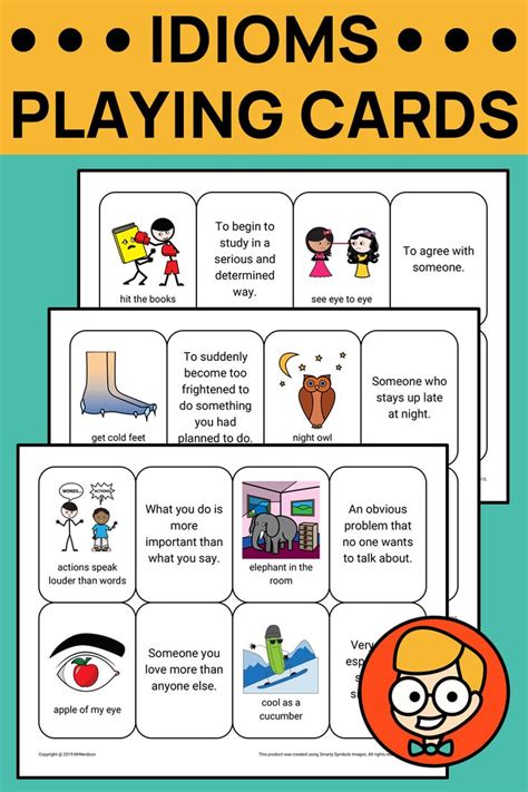 card idioms and sayings